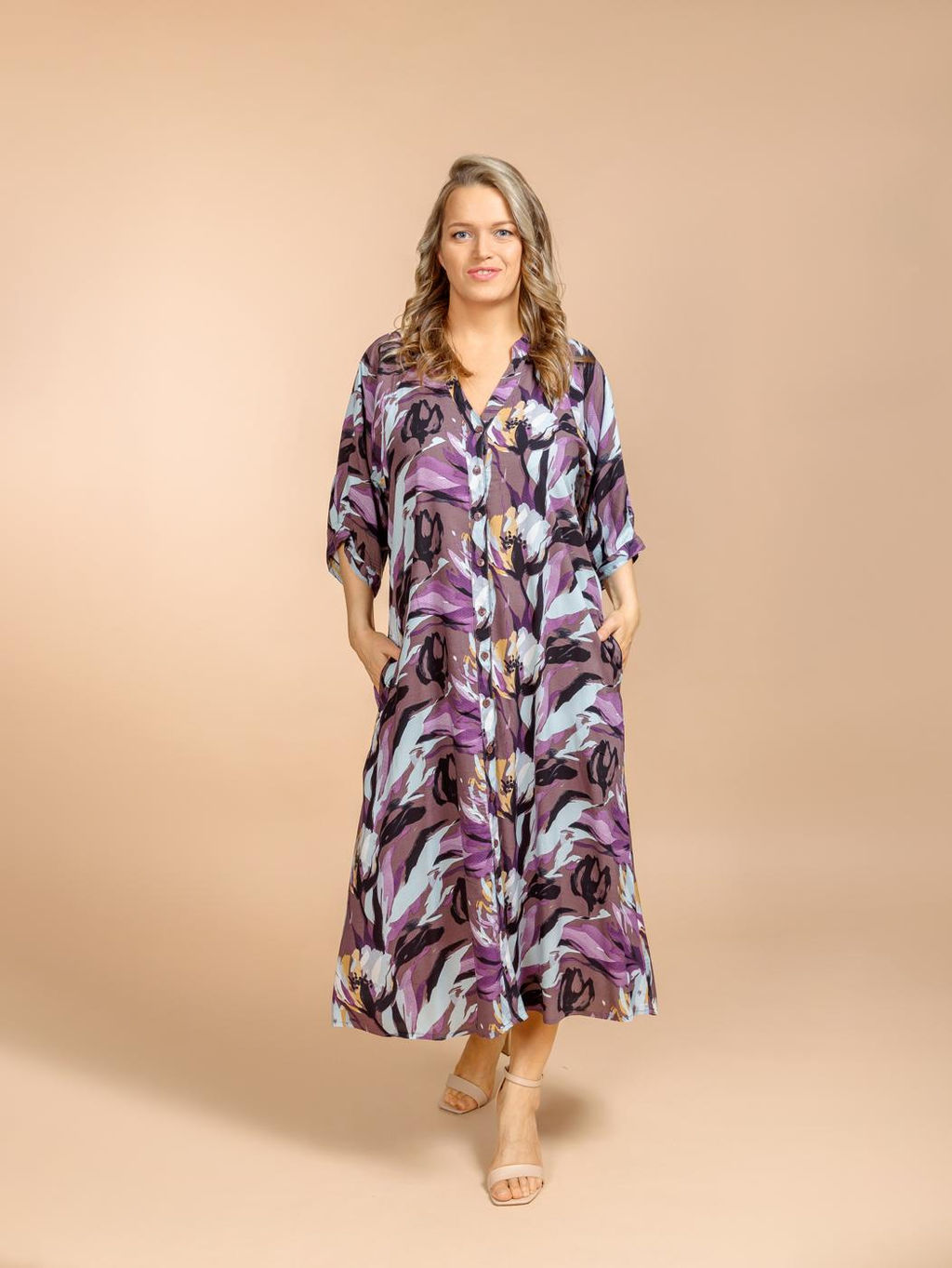 Платье (вискоза) №25-460-4 (Лето 2025)