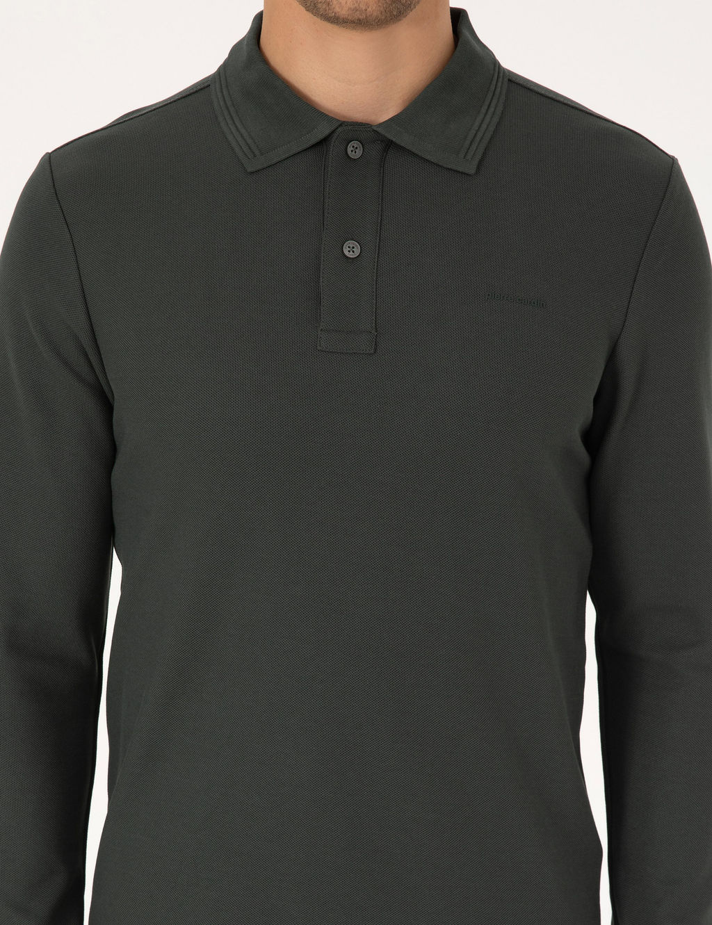 Koyu Haki Slim Fit Sweatshirt - Pierre cardin фото 6