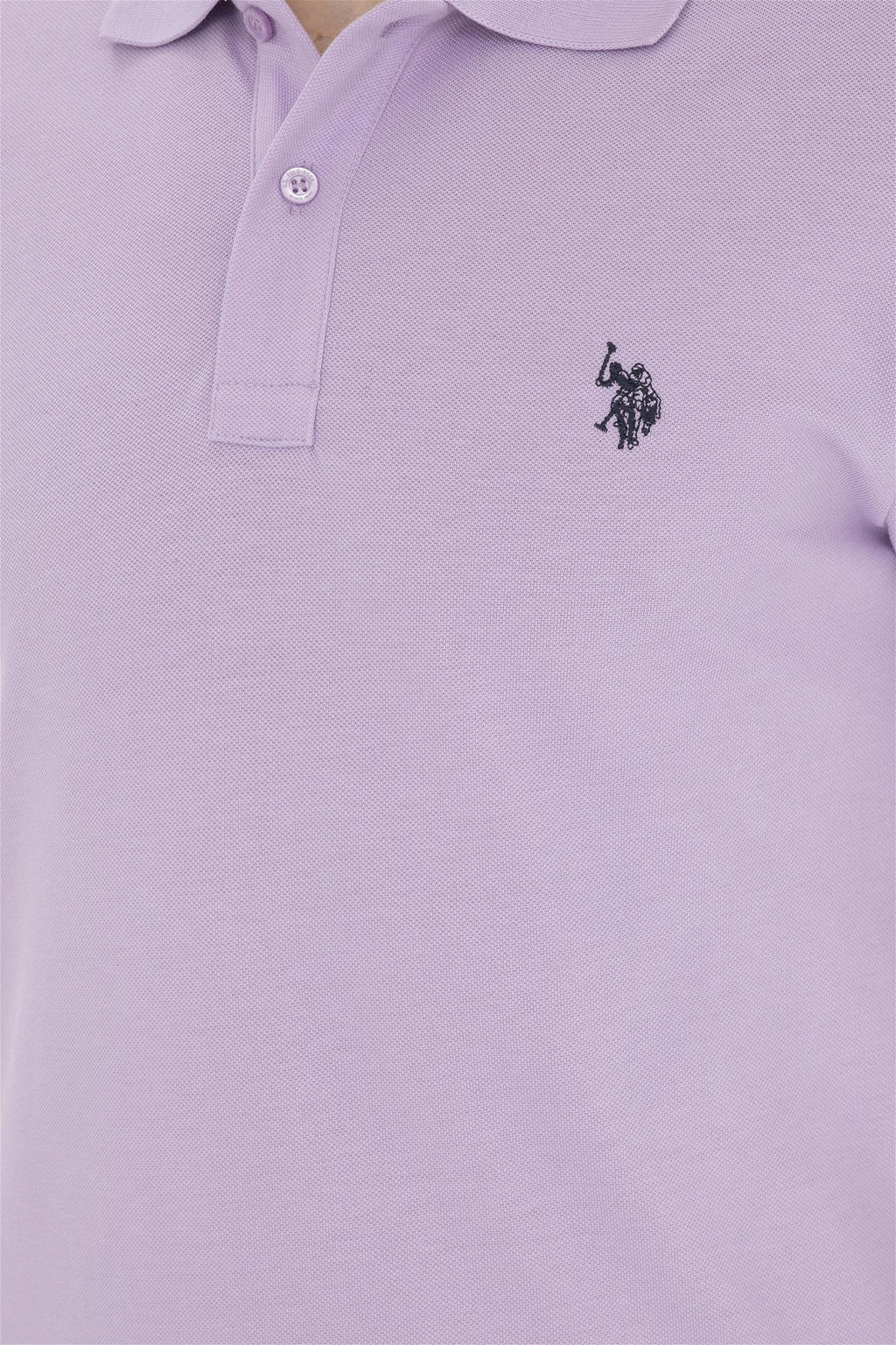 U. S. Polo Assn / Мужская сиреневая базовая футболка - U.s. polo assn фото 7