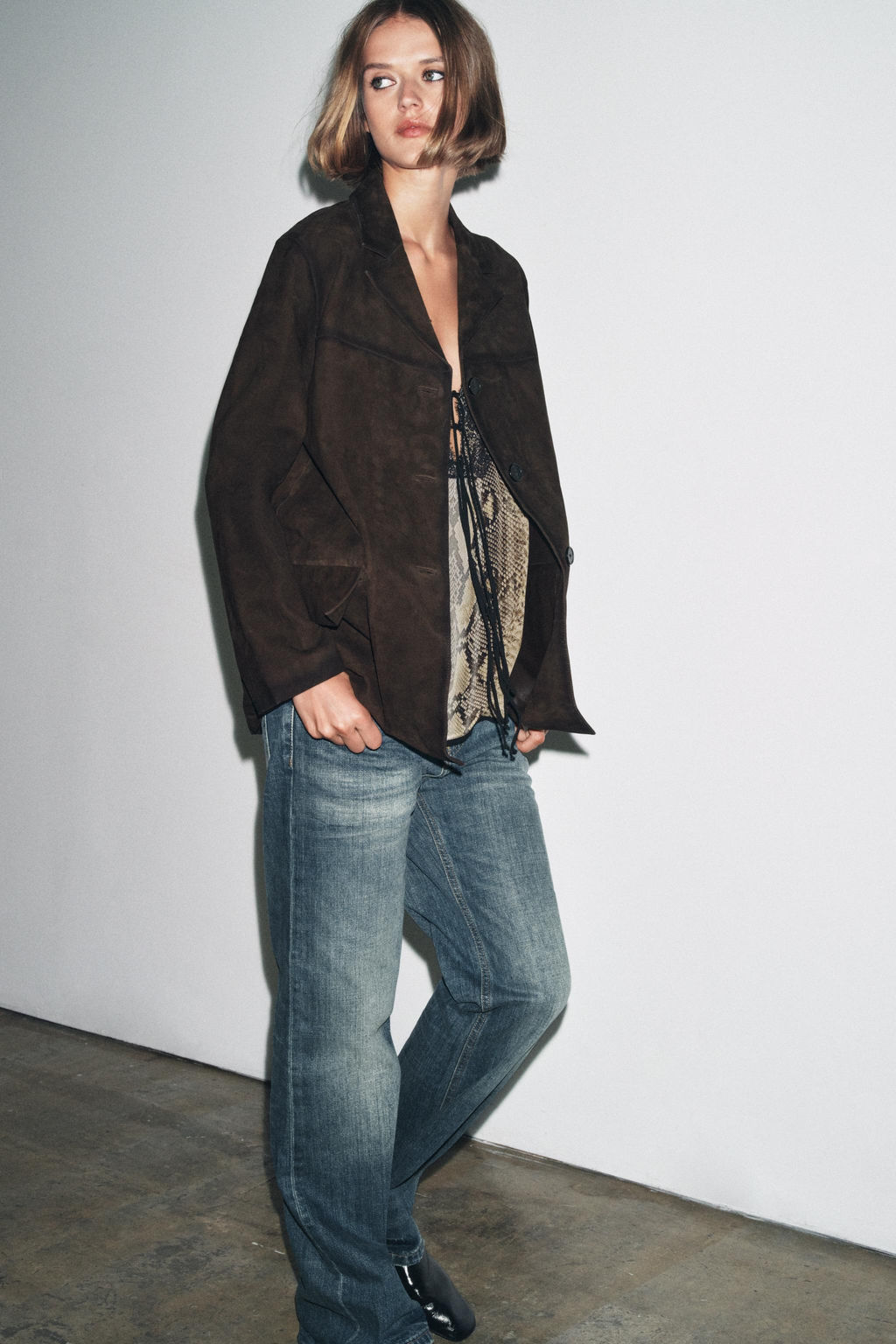 ZW COLLECTION ANIMAL PRINT CAMISOLE TOP - Zara фото 5