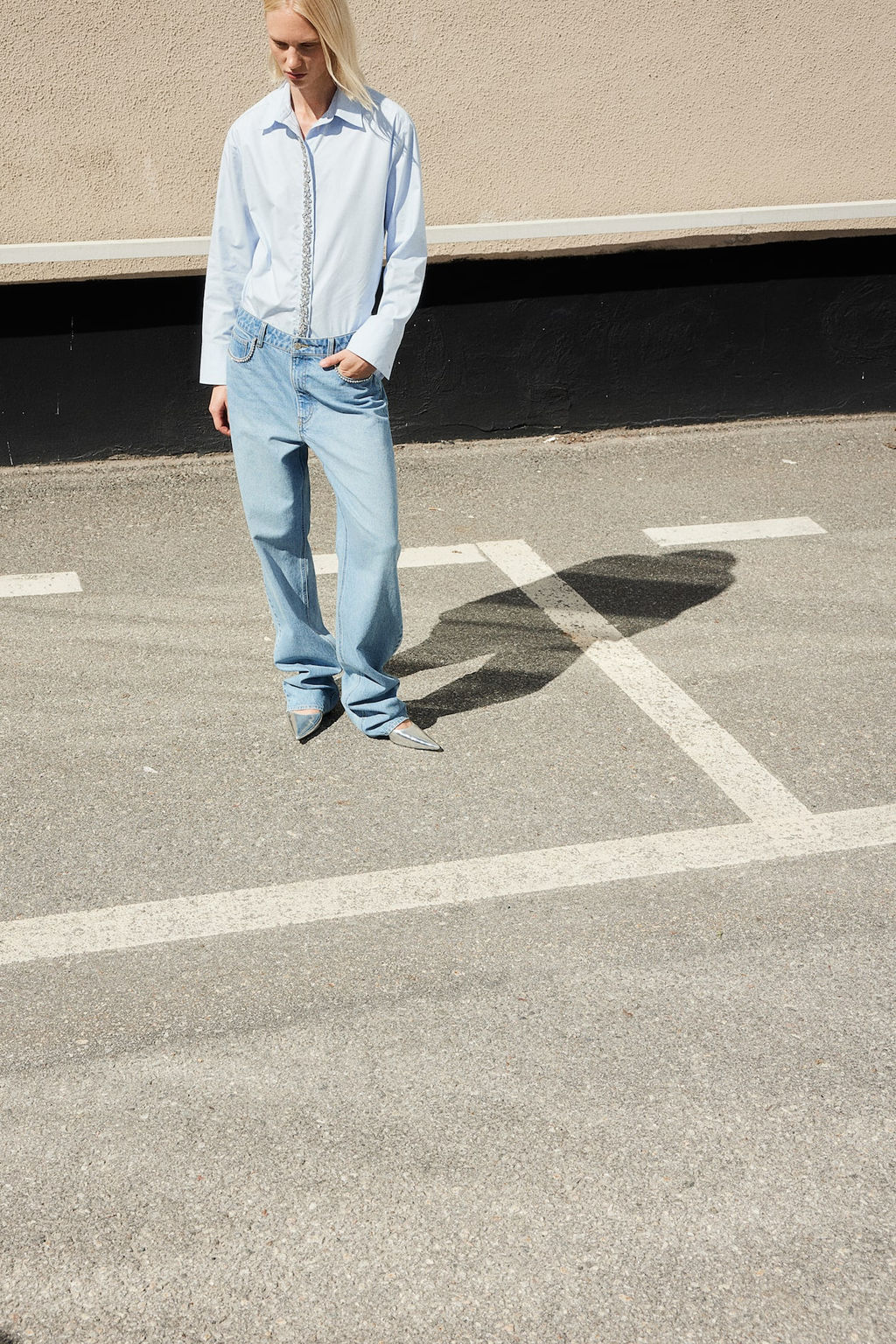 Vaquero con strass - H&m фото 3