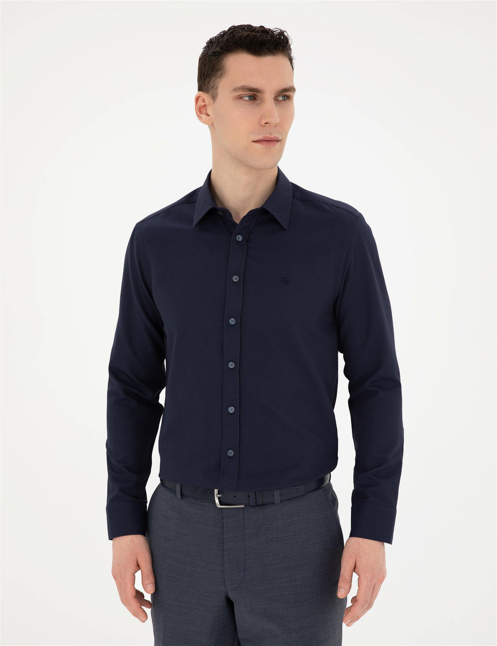 Lacivert Slim Fit Arm_rl_ Uzun Kollu G_mlek - Pierre cardin фото 3