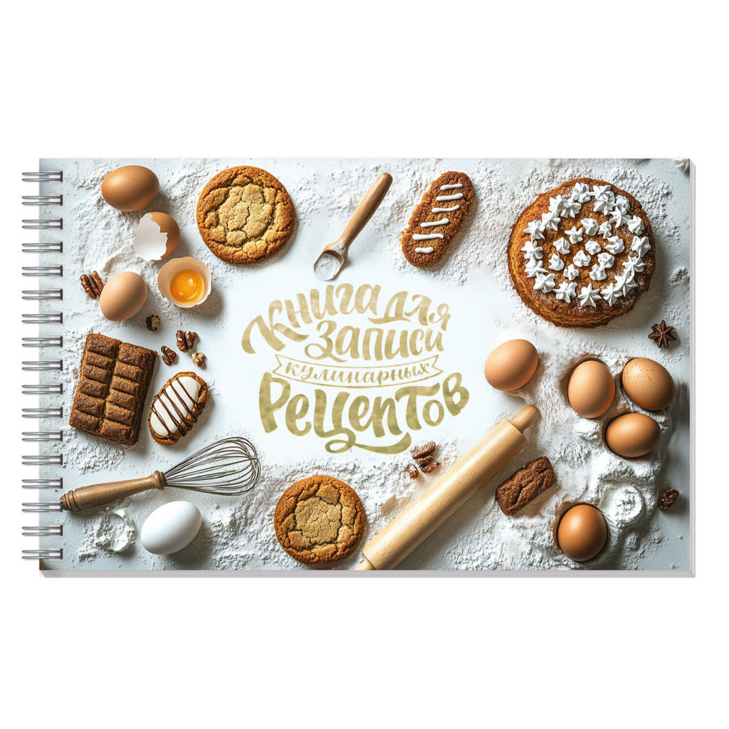 Книга для записи кулинарных рецептов арт. 71644 ВЫПЕЧКА /