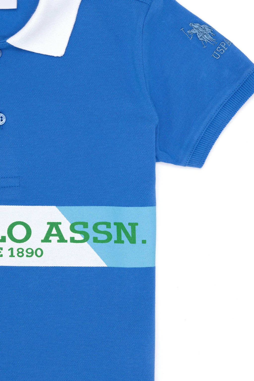 Erkek _ocuk Saks Polo Yaka Ti__rt