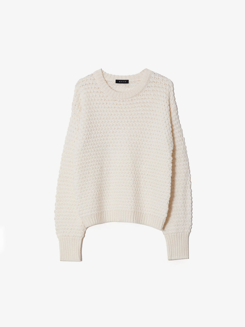 Джемпер с текстурной вязкой - Emka фото 5