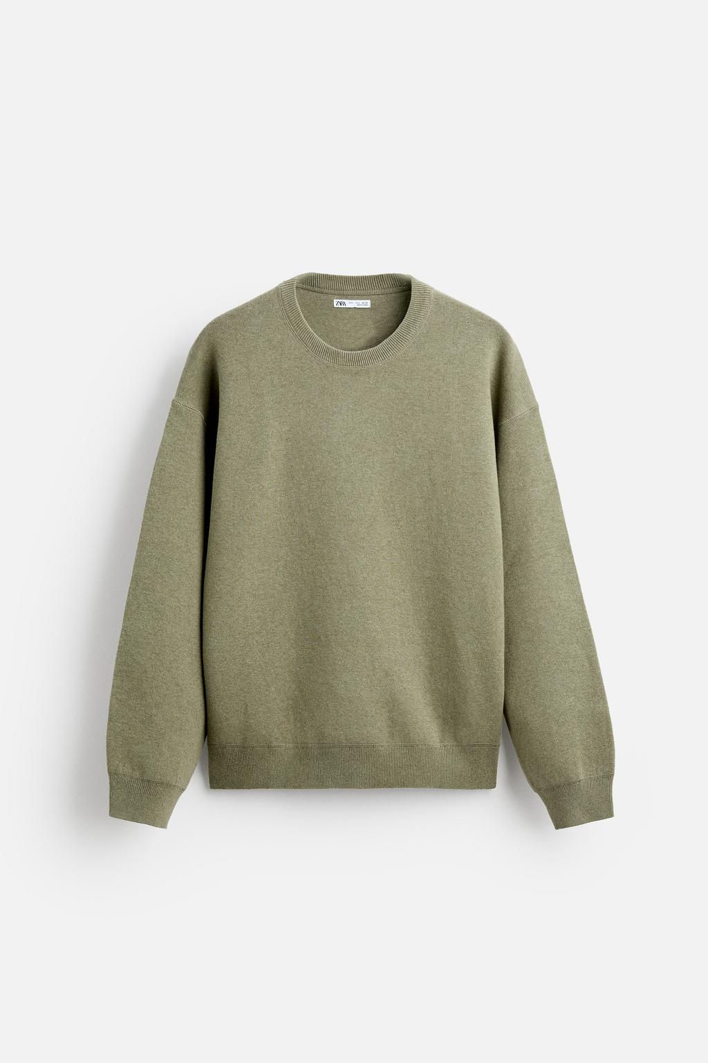 TEXTURED COTTON SWEATER - Zara фото 6