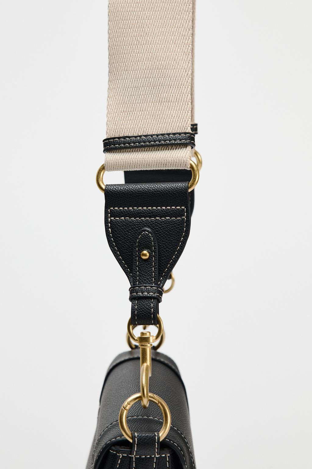 CONTRAST TOPSTITCHING CROSSBODY BAG - Zara фото 19