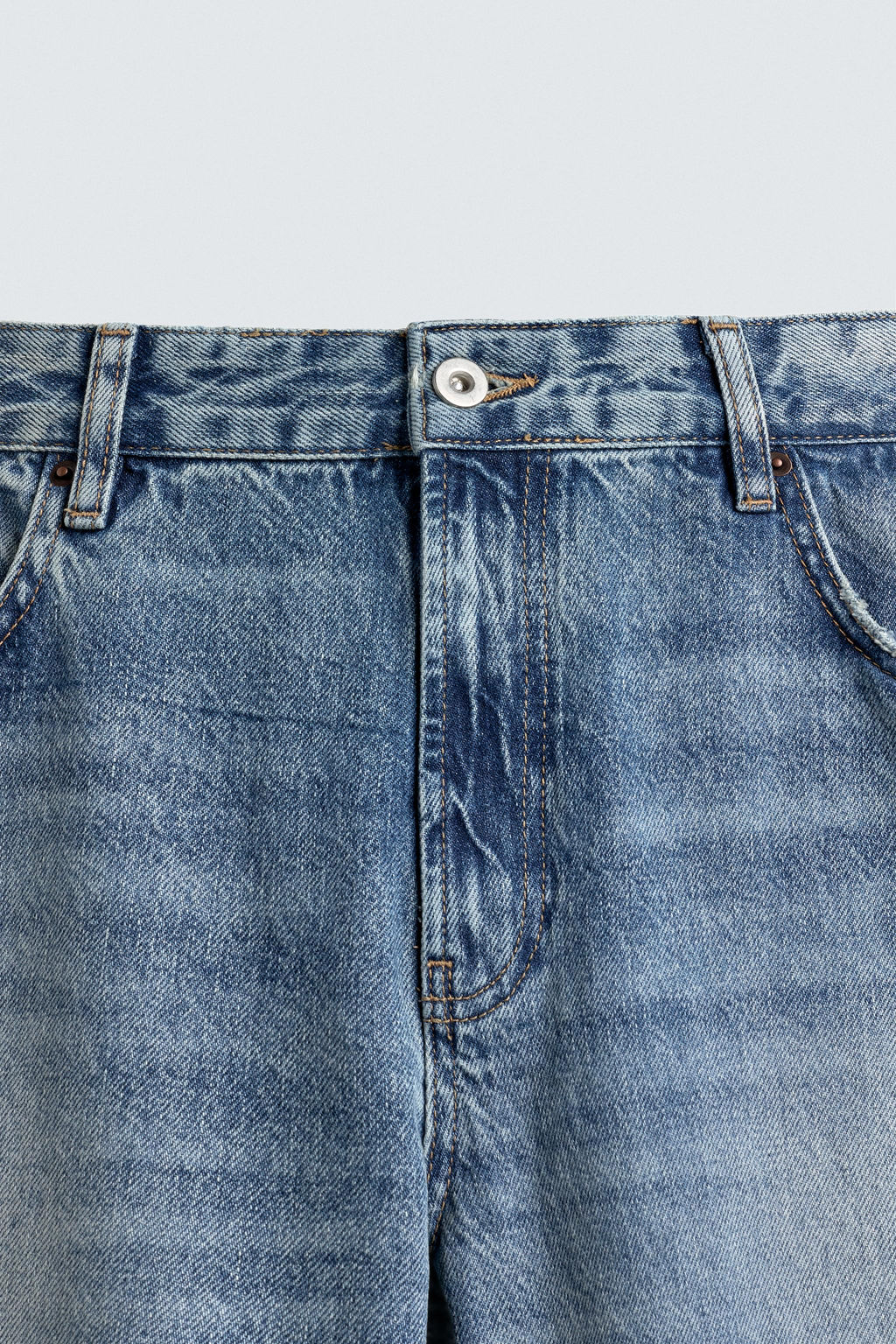 RIPPED FLARE FIT JEANS - Zara фото 2