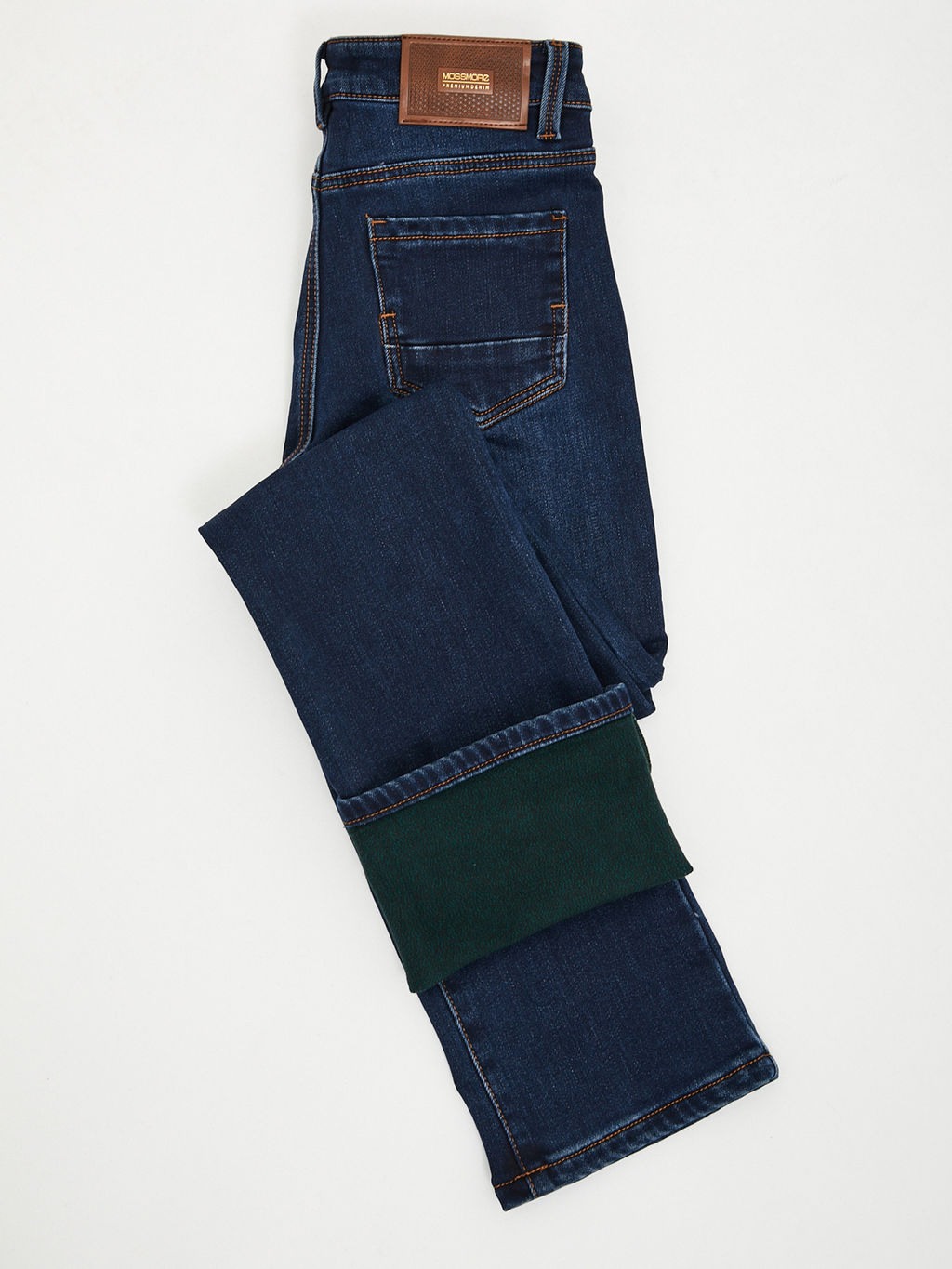 Утепленные женские джинсы широкого кроя с начесом - Mossmore фото 7