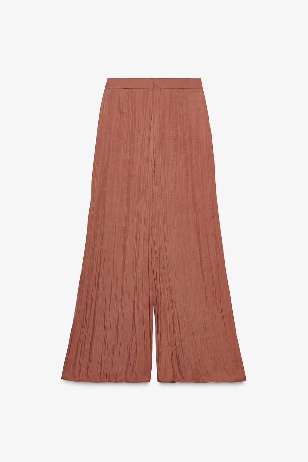FLOWING WIDE-LEG TROUSERS WITH RUFFLES - Zara фото 7