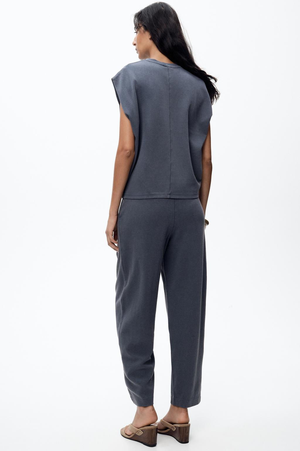 WASHED PLEATED TROUSERS - Zara фото 14