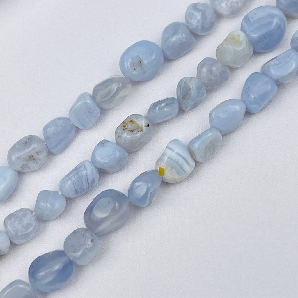 Бусины для украшений из Голубого агата