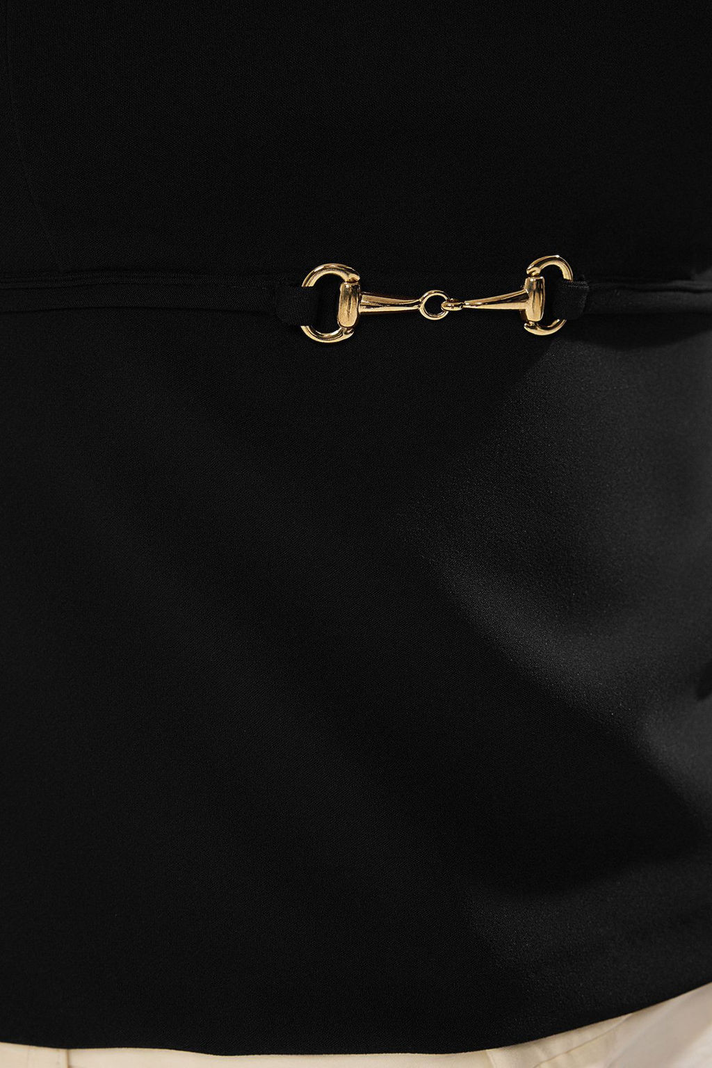 Trendyolmilla Kahverengi Straplez Fitted Ince Sus Kemer Detayl? Dokuma Bluz TWOSS25BZ00421 фото 3