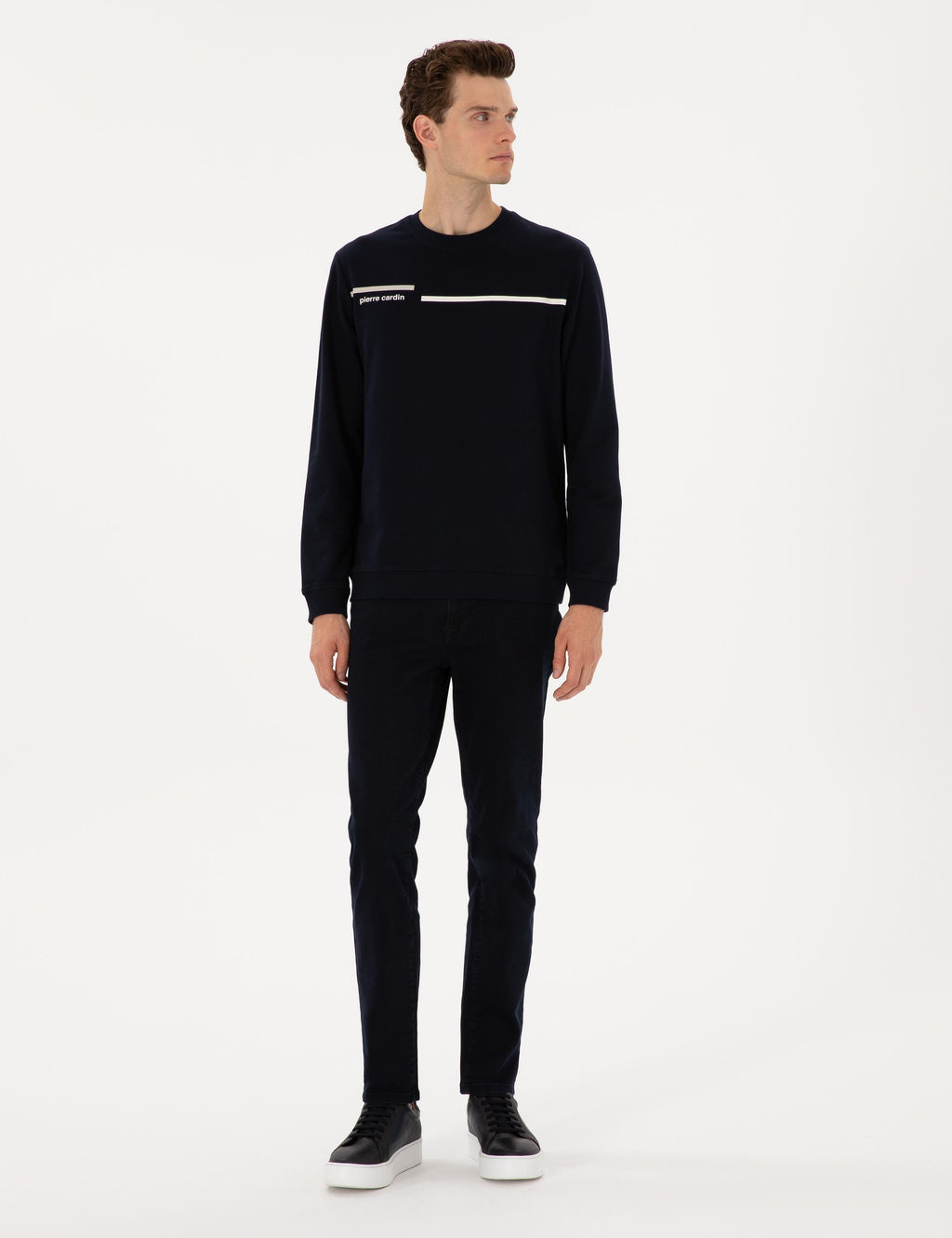 Lacivert Regular Fit Sweatshirt - Pierre cardin фото 4