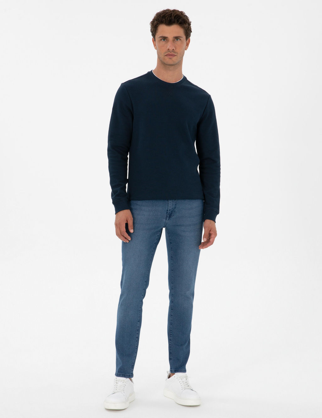 Lacivert Regular Fit Sweatshirt - Pierre cardin фото 4