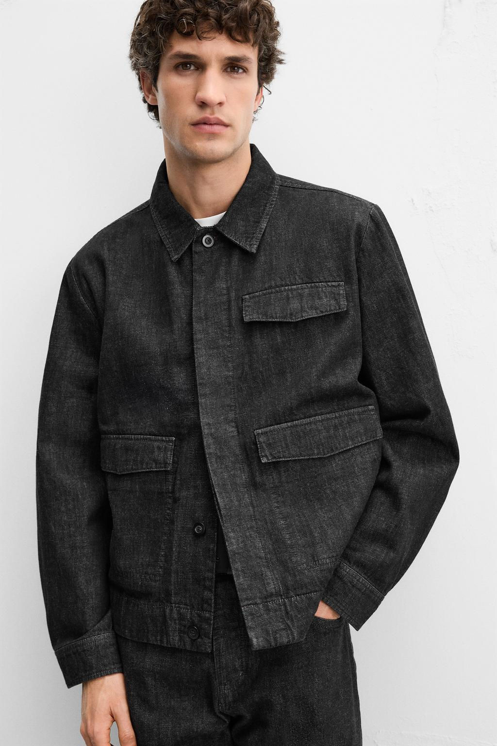 SELVEDGE DENIM OVERSHIRT - Zara фото 2