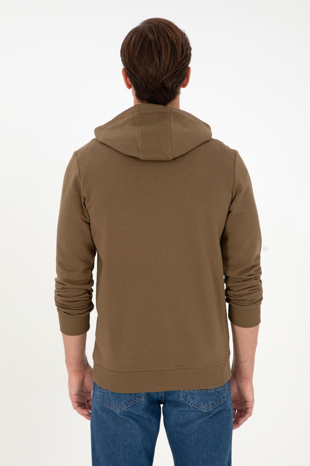 Мужской свитшот цвета хаки - U.s. polo assn фото 5