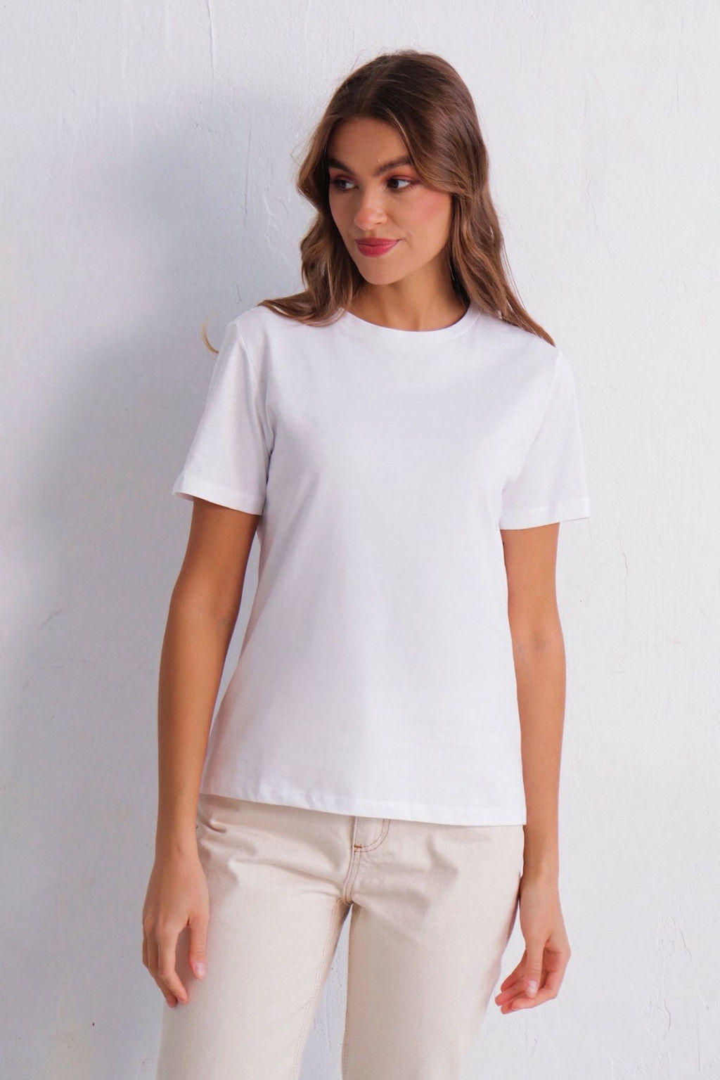 11080 Футболка базовая белая - Martichelli фото 2