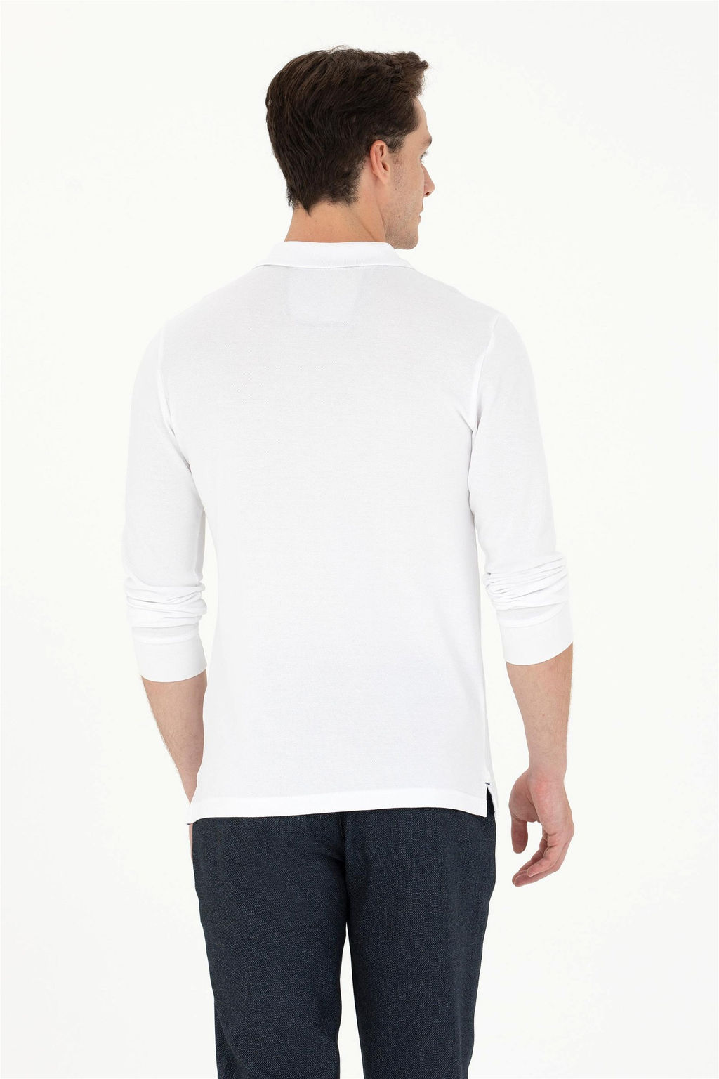 U. S. Polo Assn Мужской белый базовый свитшот - U.s. polo assn фото 12