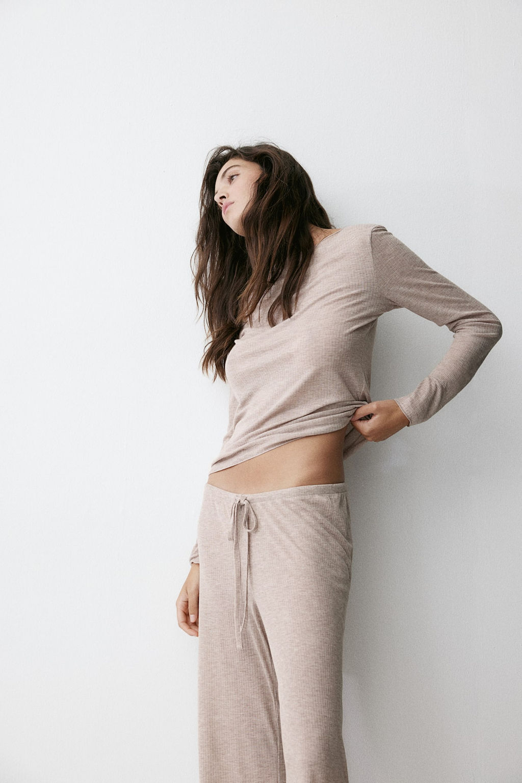 Ribbed pyjamas - H&m фото 4