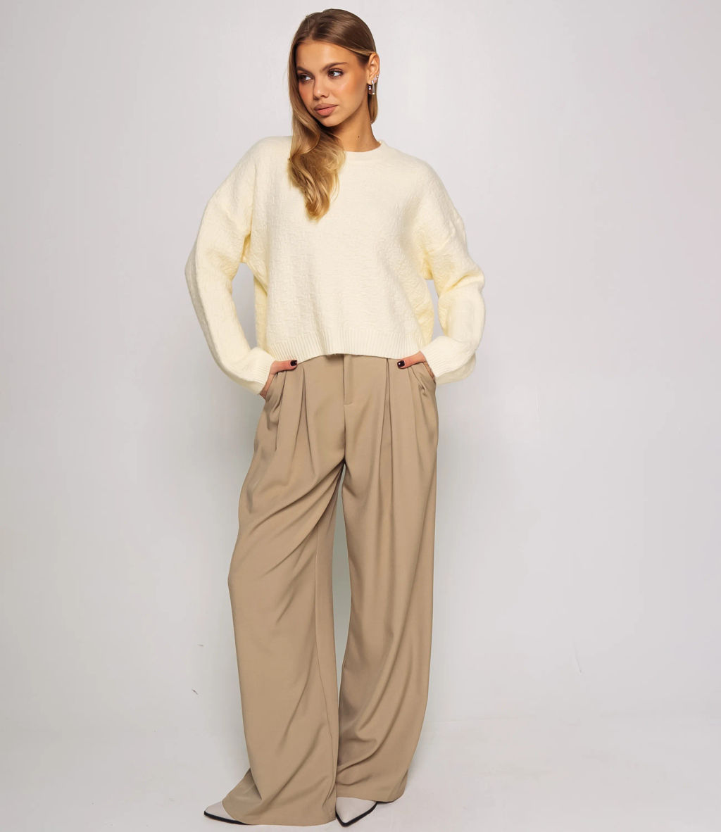 Джемпер #КТ6137, кремовый - Dommod фото 4