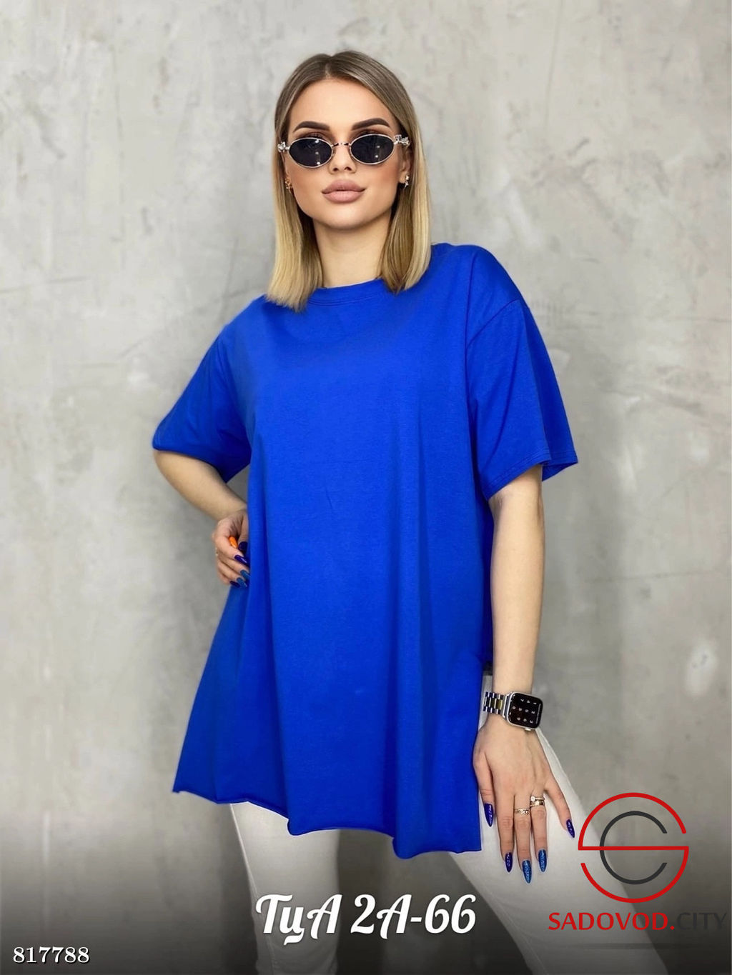 Футболка женская однотонная