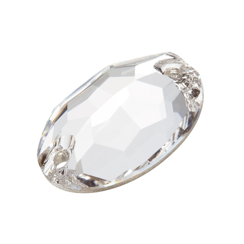 Страз PRECIOSA 438-62-301 Crystal 10 х 7 мм стекло 12 шт в пакете белый (crystal)