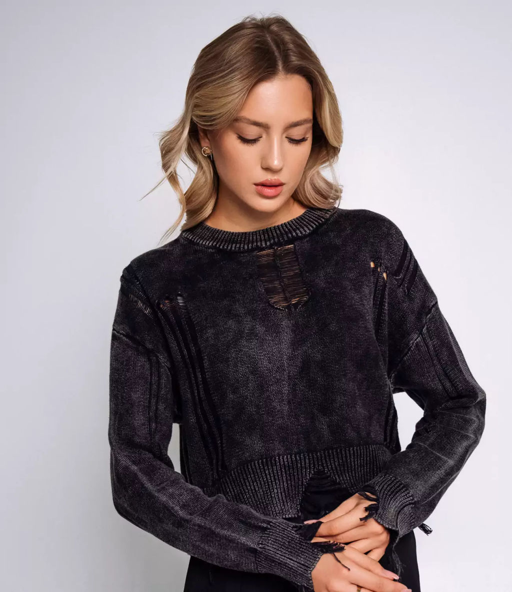 Джемпер #КТ869 (2), чёрный - Dommod фото 5
