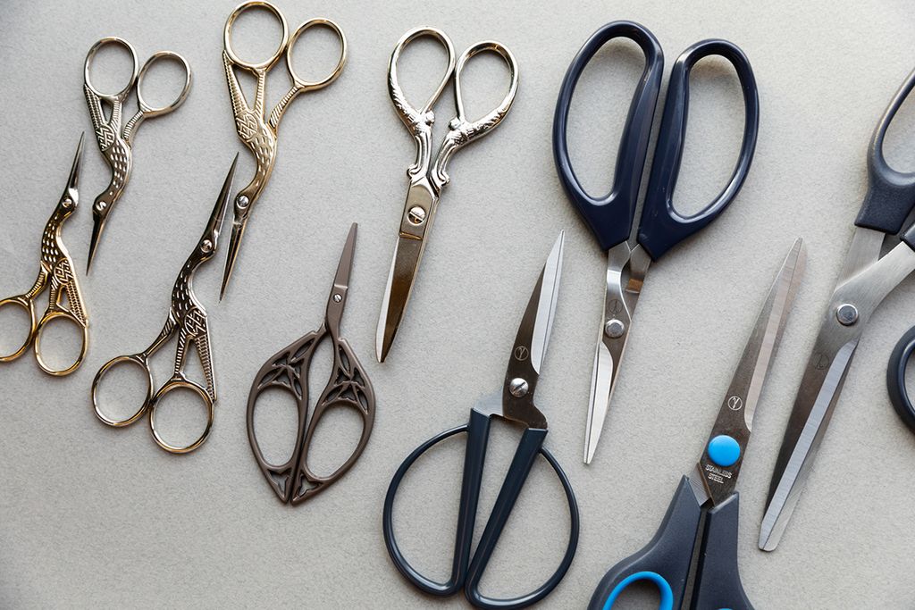 Ножницы Gamma G-206 для шитья в блистере 162 мм