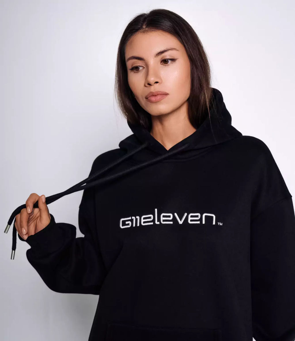 Худи #КТ6502, чёрный