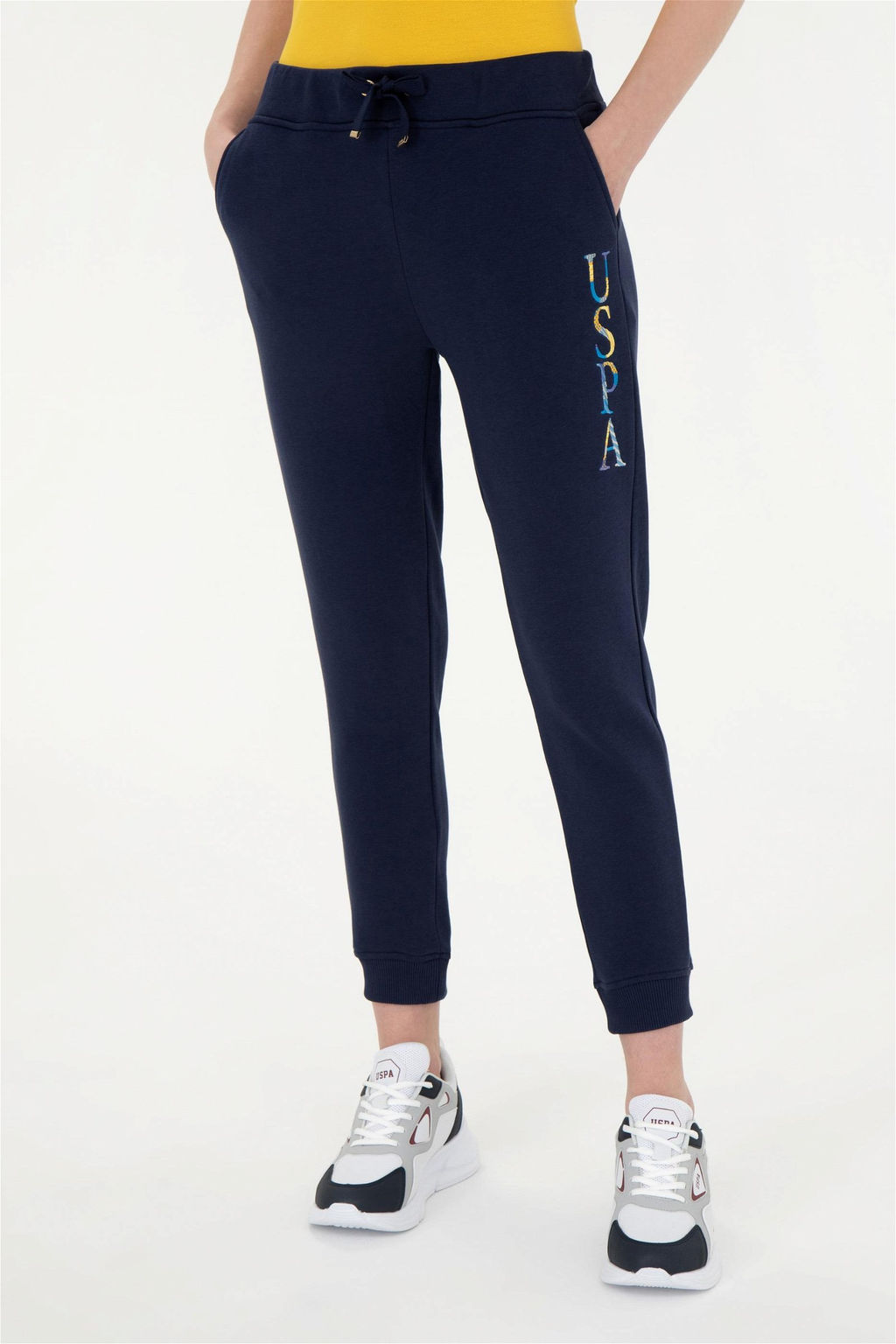 Женские темно-синие спортивные штаны - U.s. polo assn фото 2