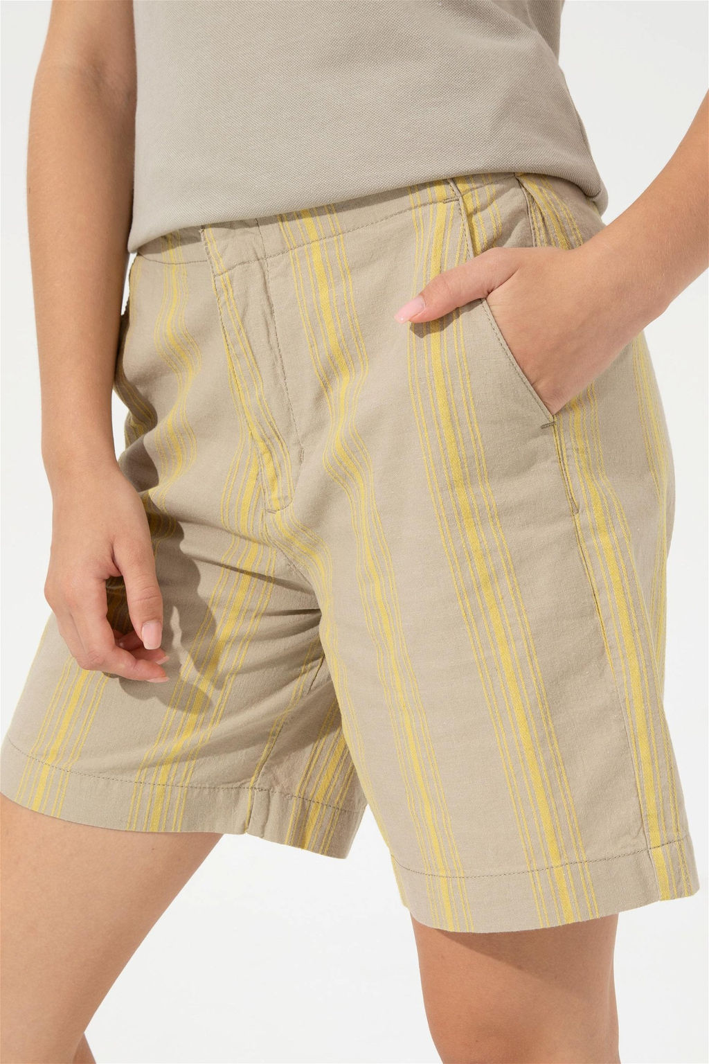 U. S. Polo Assn Женские шафрановые бермуды капри - U.s. polo assn фото 6