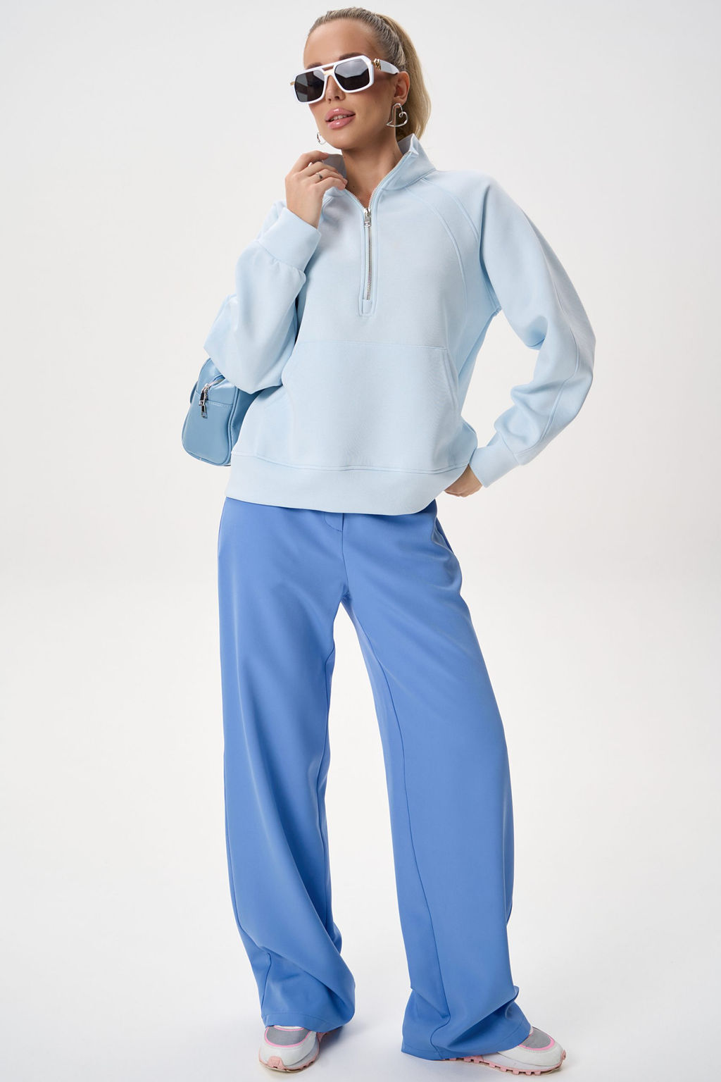 Свитшот Деми (голубой) - Эльза фото 6