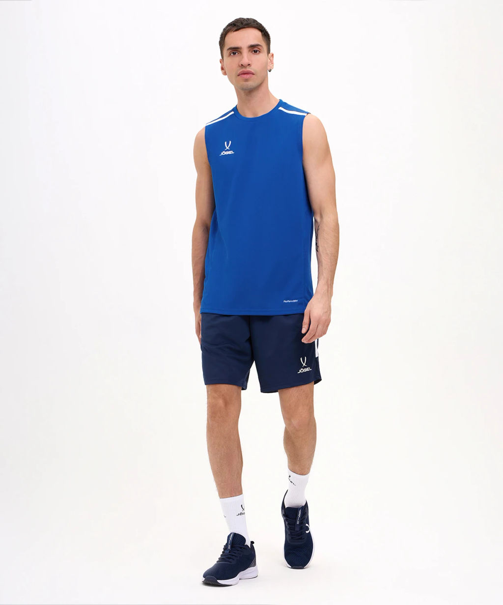 Майка тренировочная JOGEL DIVISION PerFormDRY Training Sleeveless, синий  фото 7
