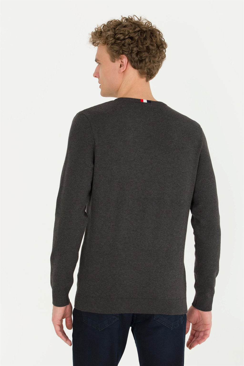 Мужской антрацит мелангианский велосипедный велосипед Неожиданная скидка в корзине - U.s. polo assn фото 5