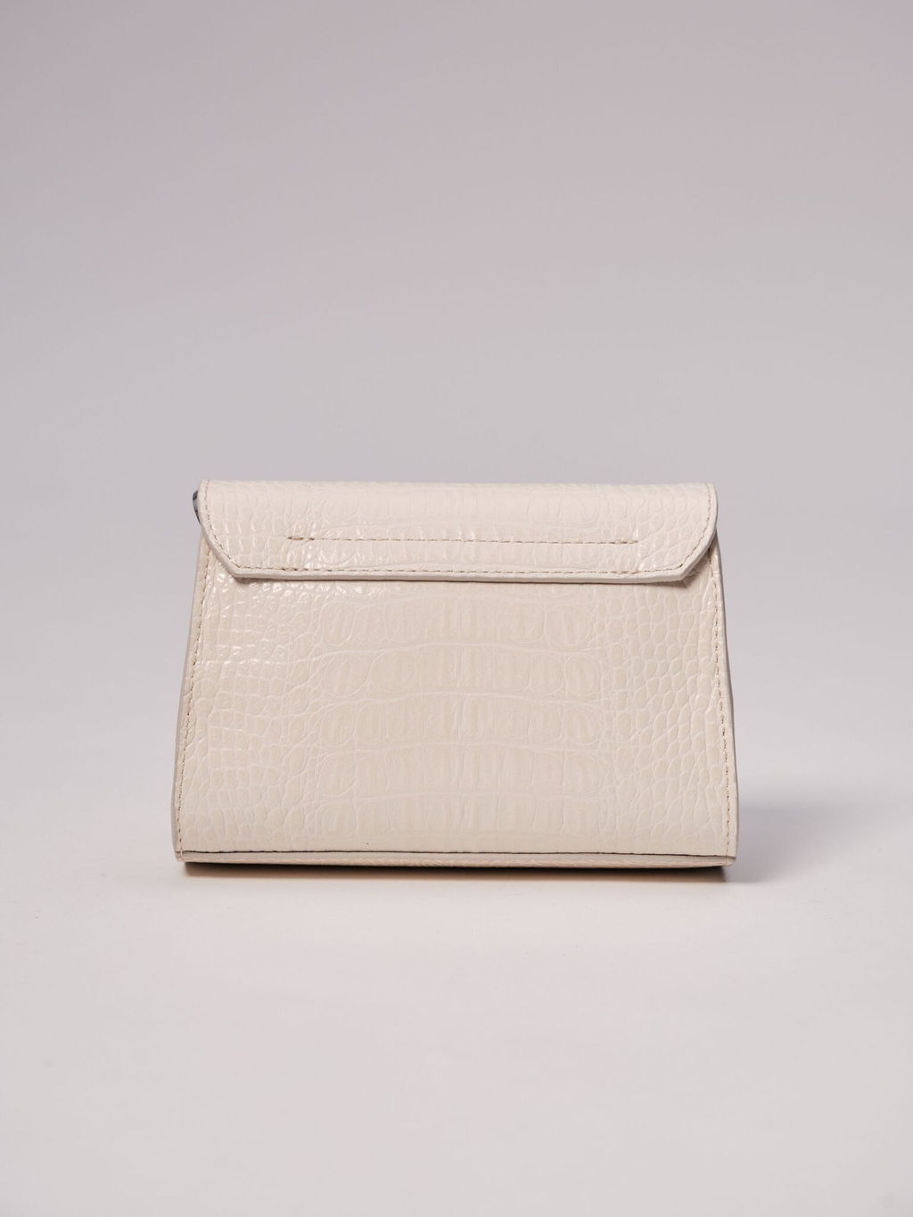 Сумка кросс-боди Deboro 31033 крок/бежевый лен