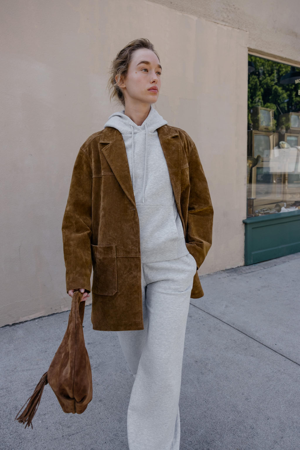 100% LEATHER LONG JACKET - Zara фото 2