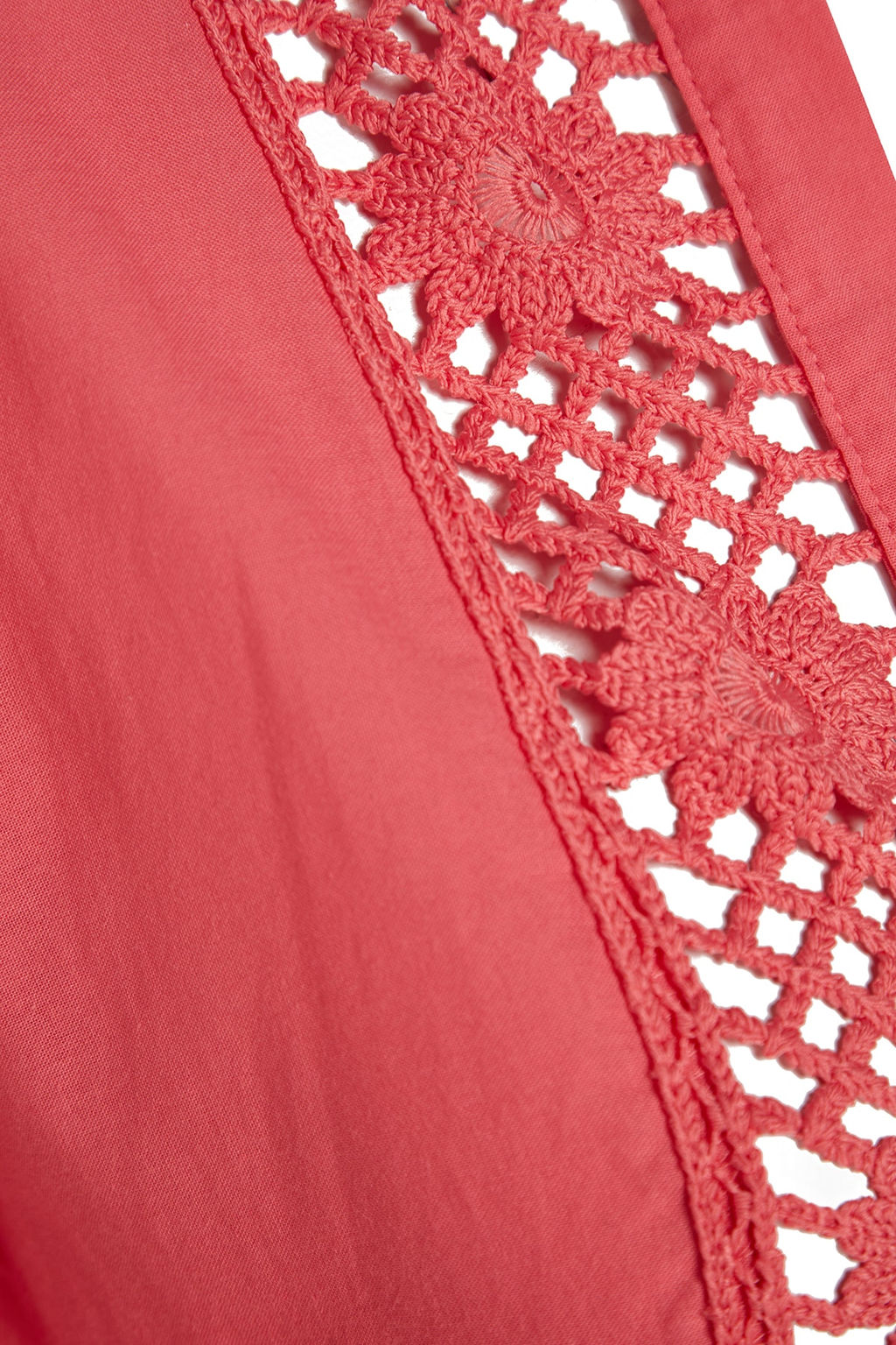 TRENDYOLMILLA Siyah Dokuma %100 Pamuk Dantelli Mini Plaj Elbisesi TBESS20EL0854 фото 26