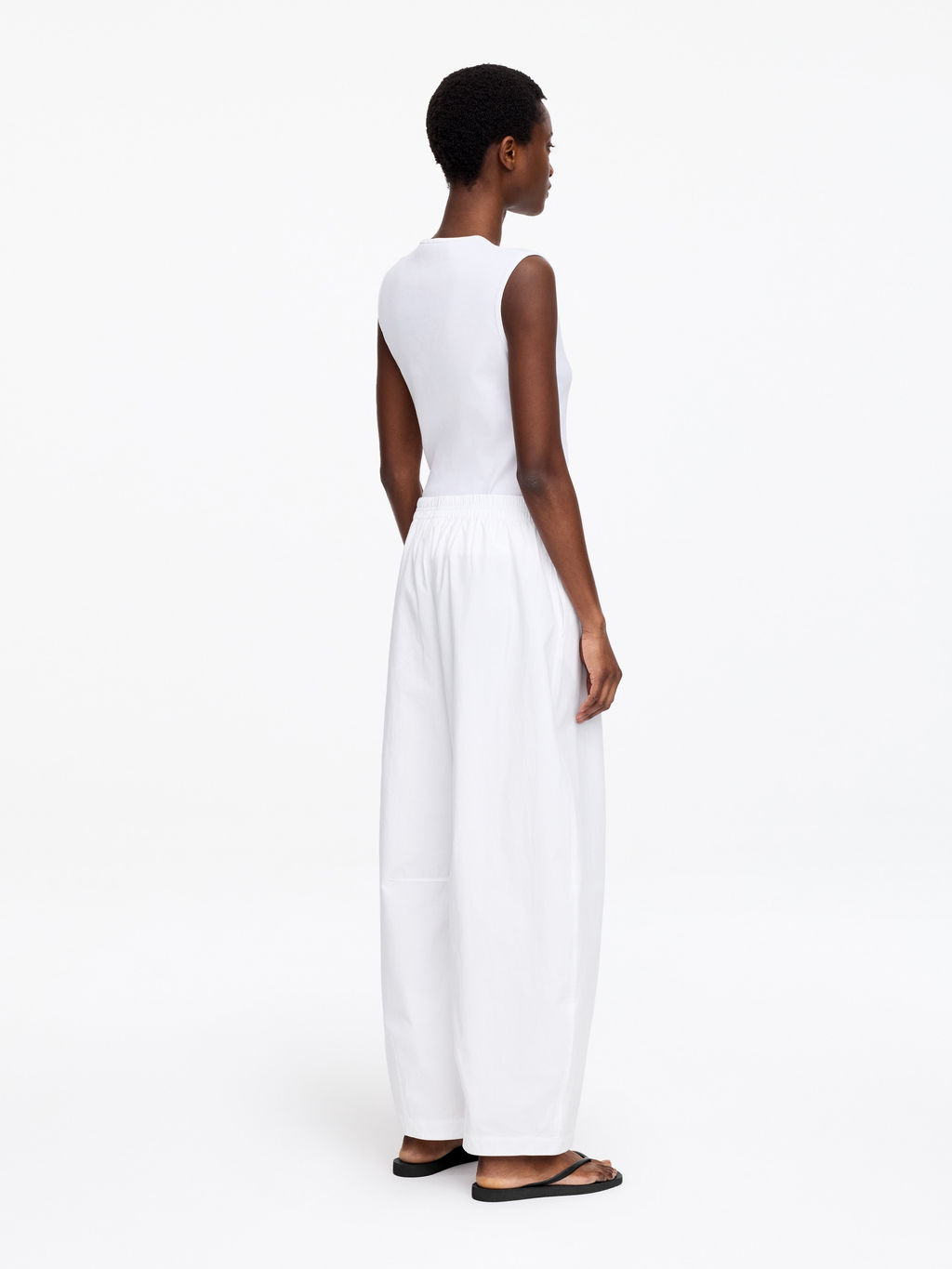 Pantalones de algod?n con pernera de barril - H&m фото 8