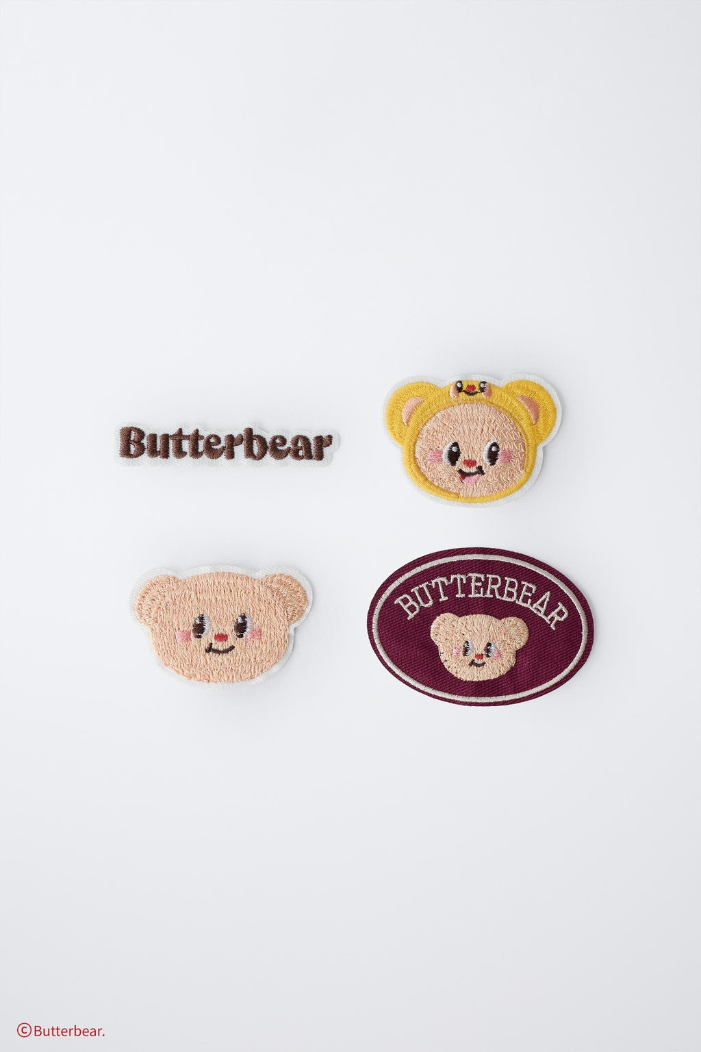 FOUR-PACK OF BUTTERBEAR  PATCHES