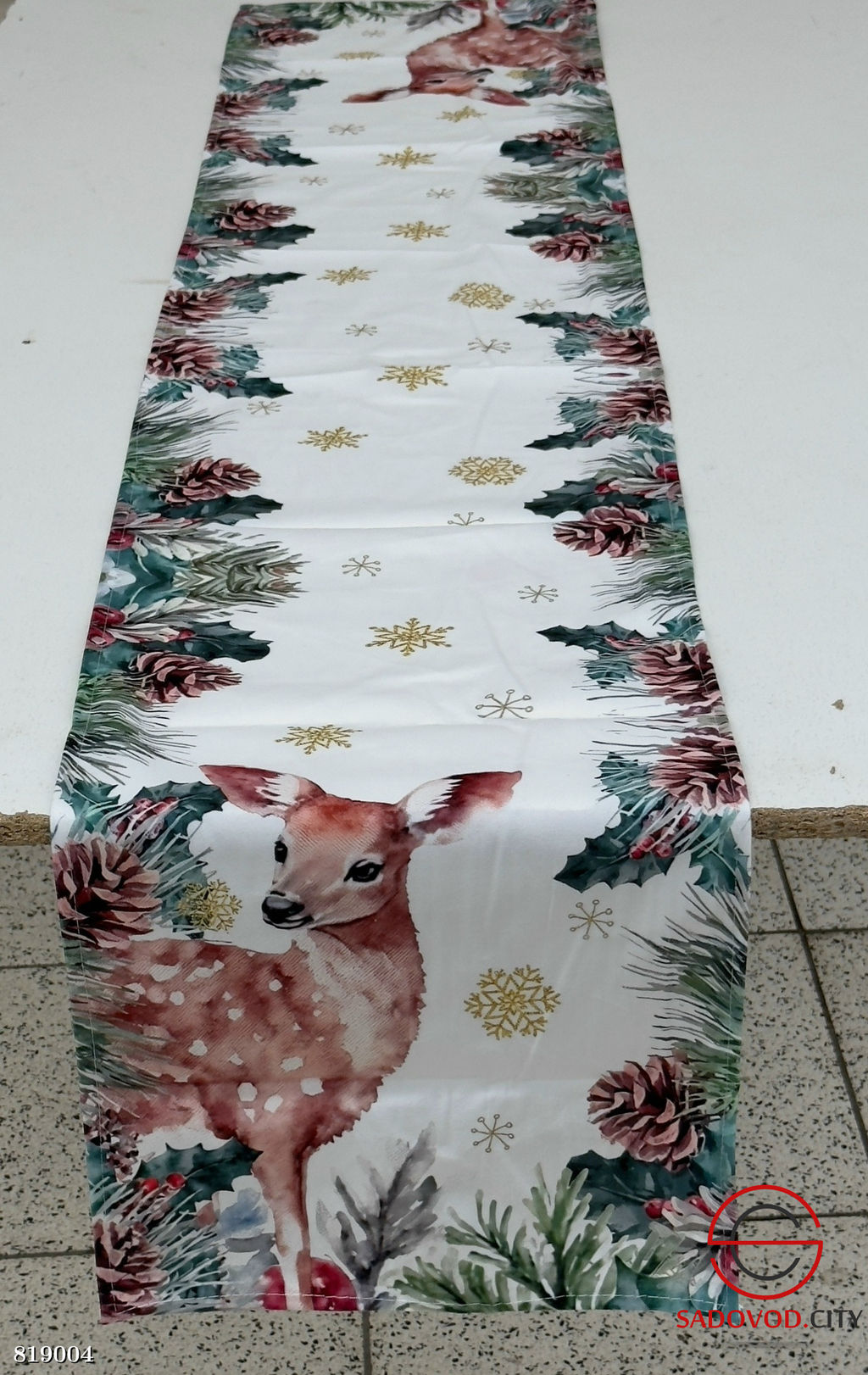 Дорожка новогодняя 35*180 см.