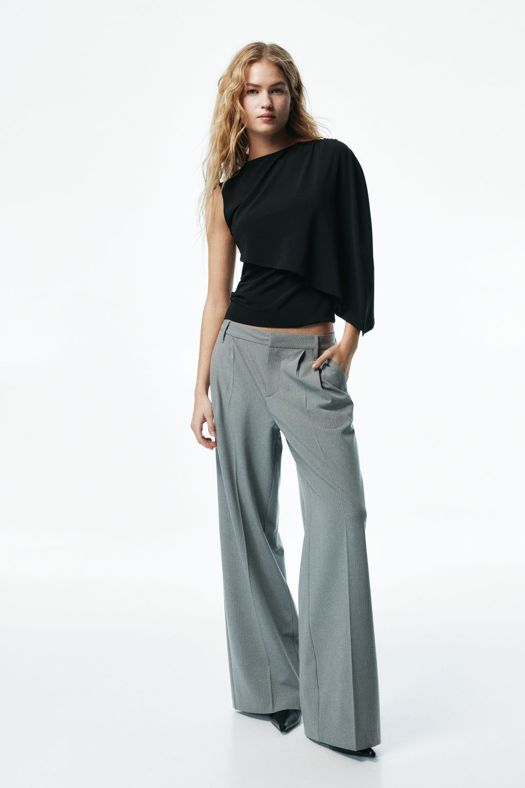 Top con detalle efecto capa - H&m фото 4