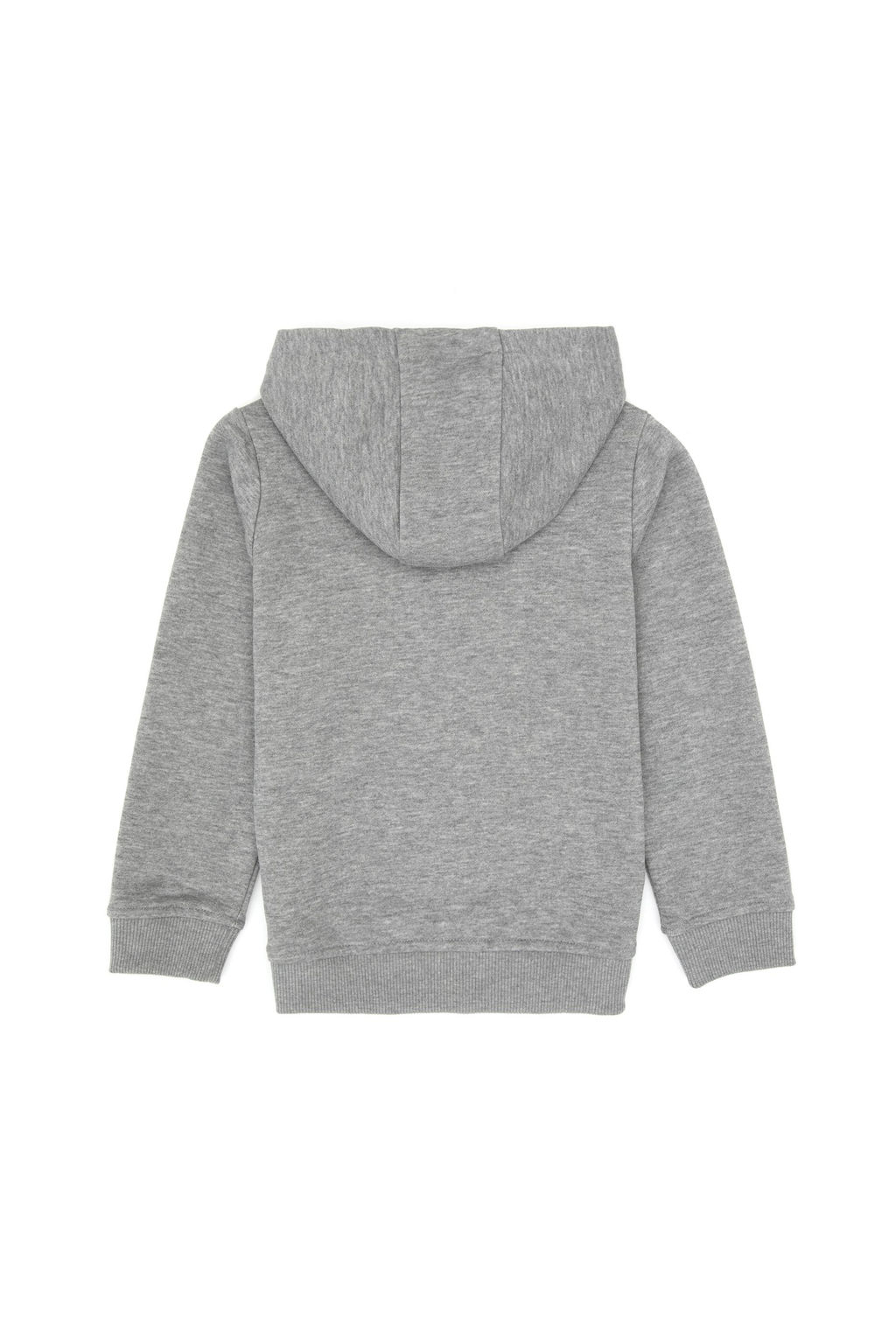 Erkek _ocuk Gri Melanj Basic Kap__onlu Sweatshirt Sepette S_rpriz _ndirim - U.s. polo assn фото 2