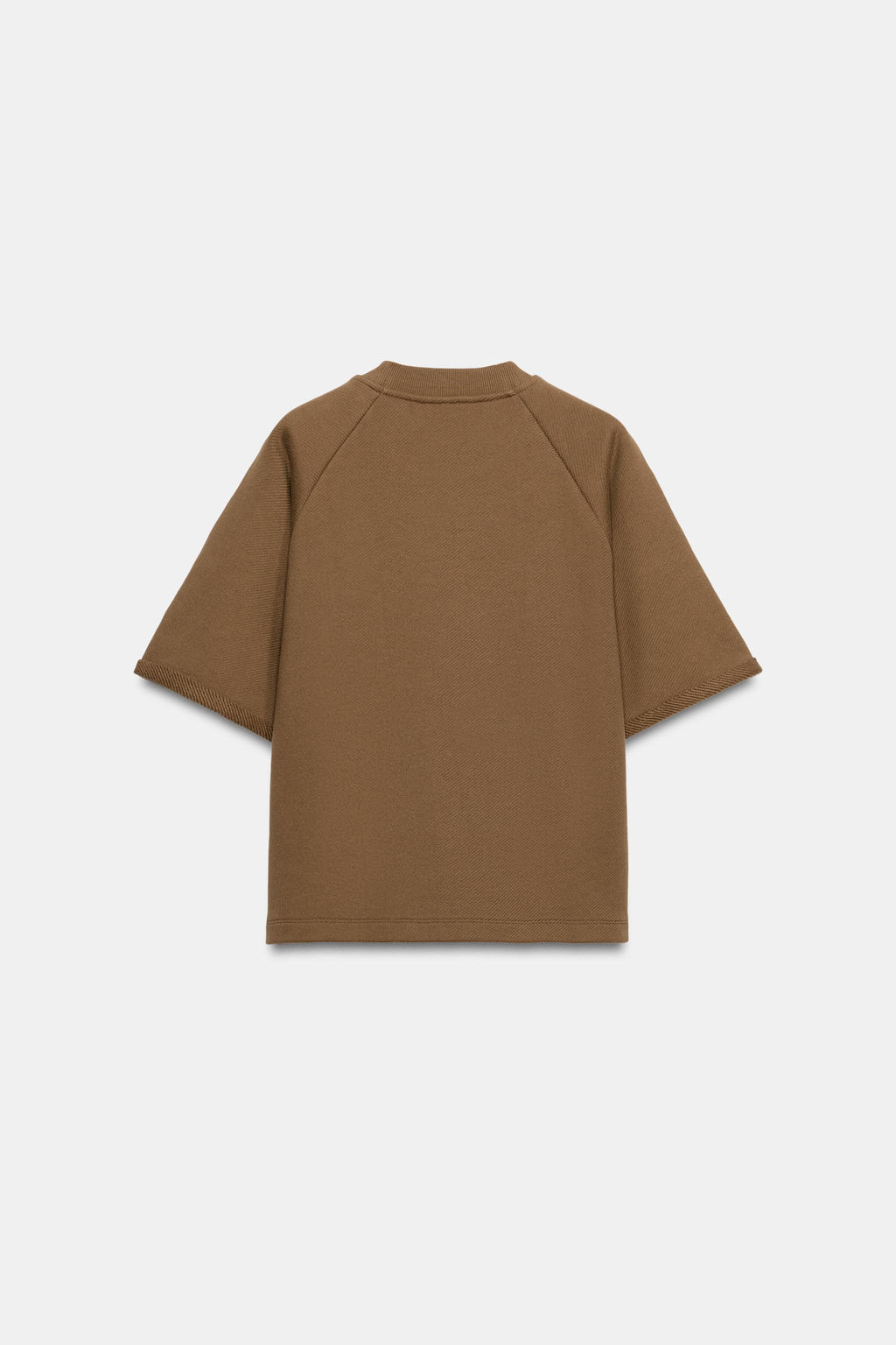 SUDADERA MANGA CORTA / Marr?n - Zara фото 7