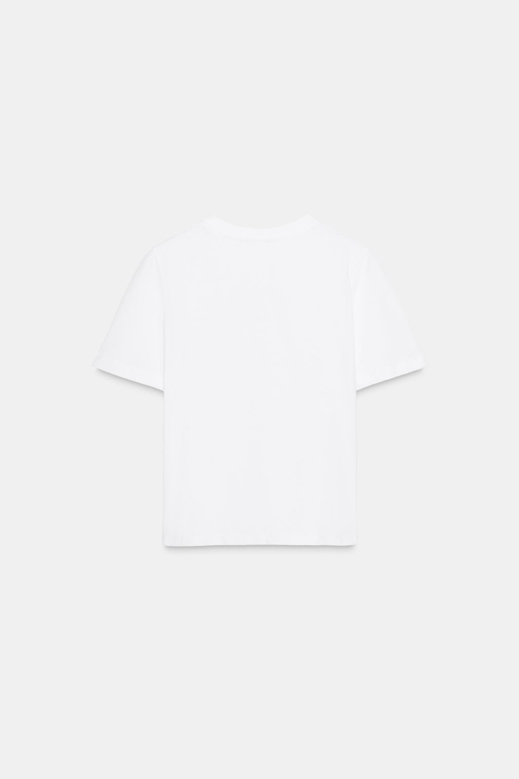 SHORT SLEEVE T-SHIRT WITH LABEL - Zara фото 7