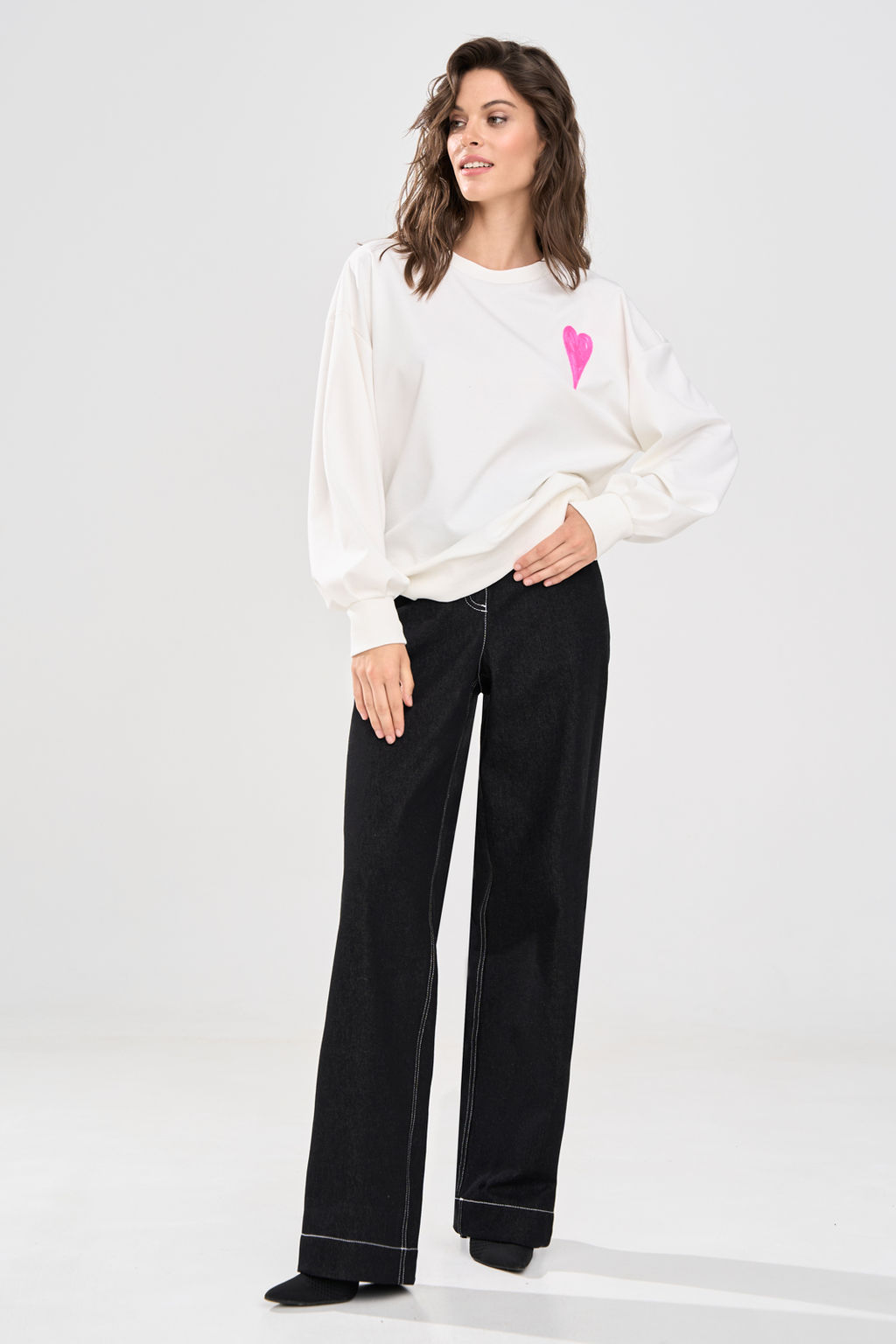 Брюки 1163/1 черный - Rinka фото 3