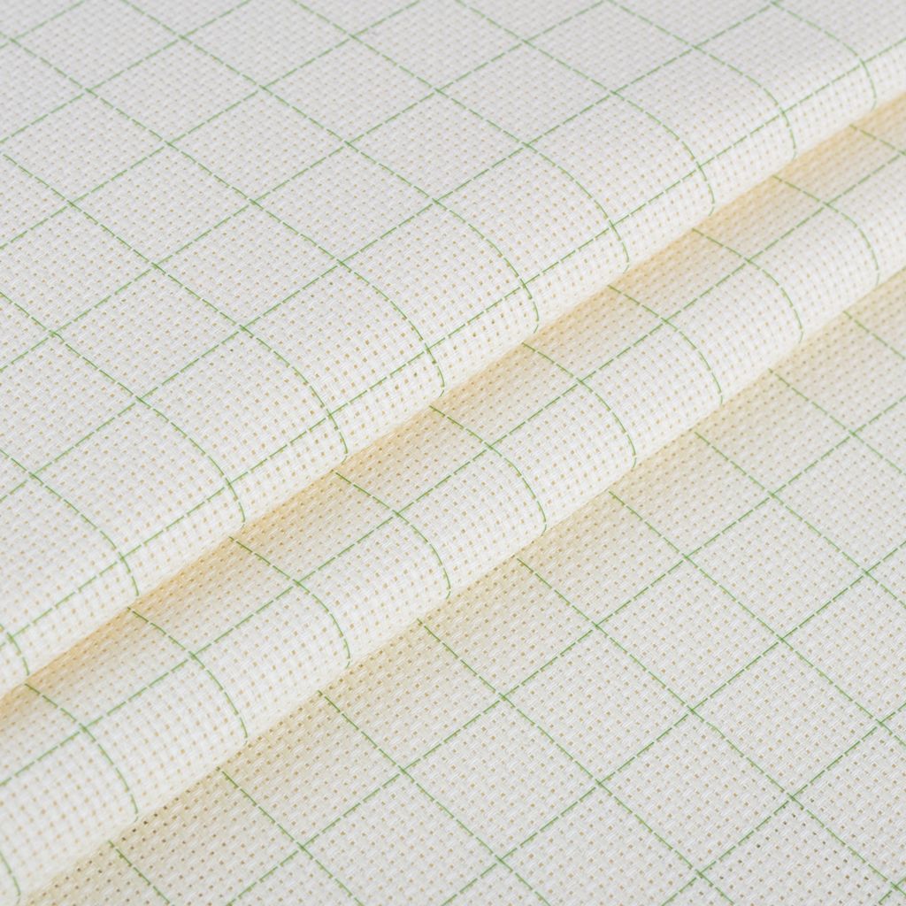 Канва K04R Gamma Aida №14 цв. ФАСОВКА 92% хлопок, 8% терилен 150 x 100 см  2 см  фото 2