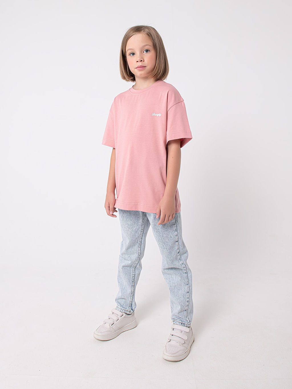 Футболка оверсайз с печатью Персик - Bungly фото 2