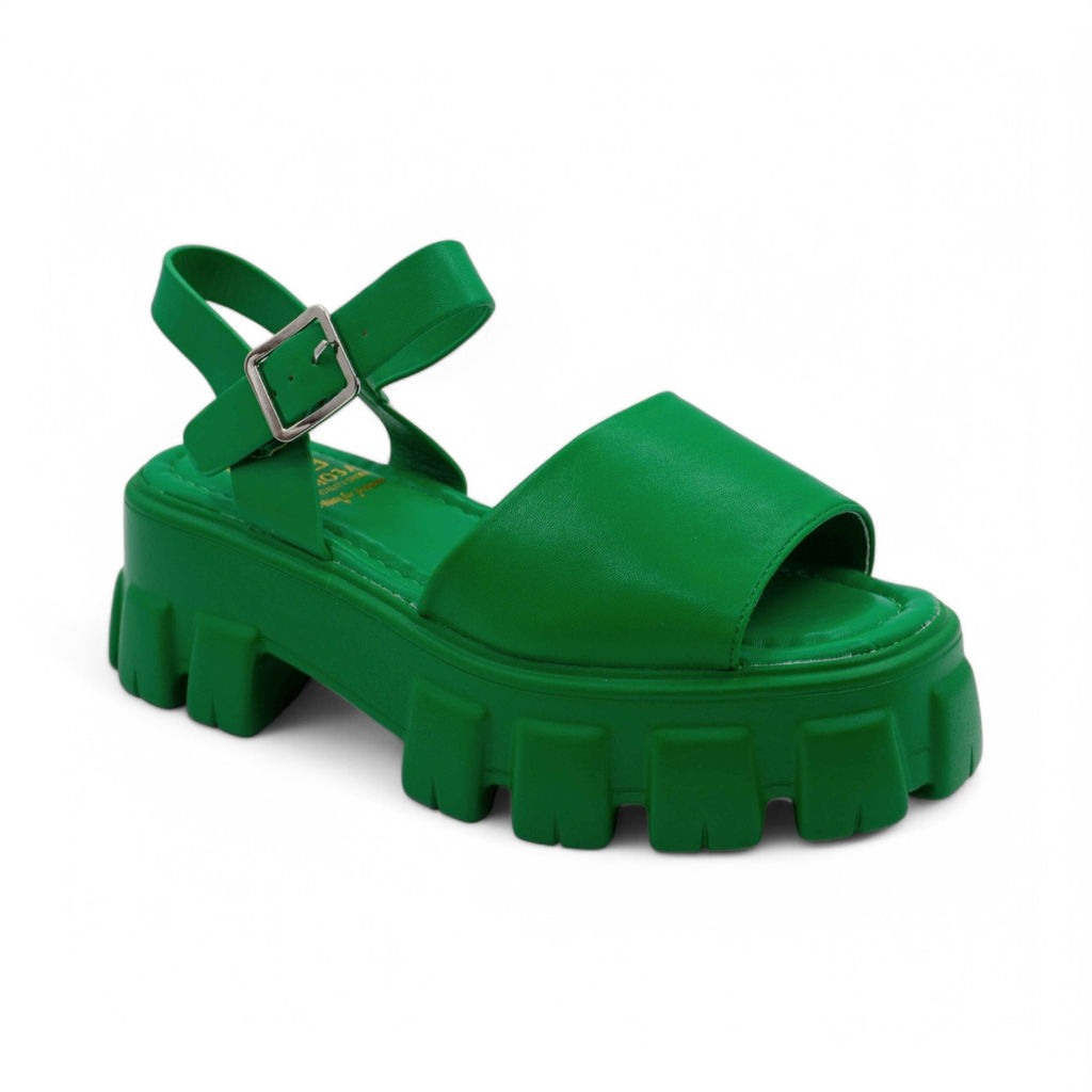 Босоножки А3-5 зеленые