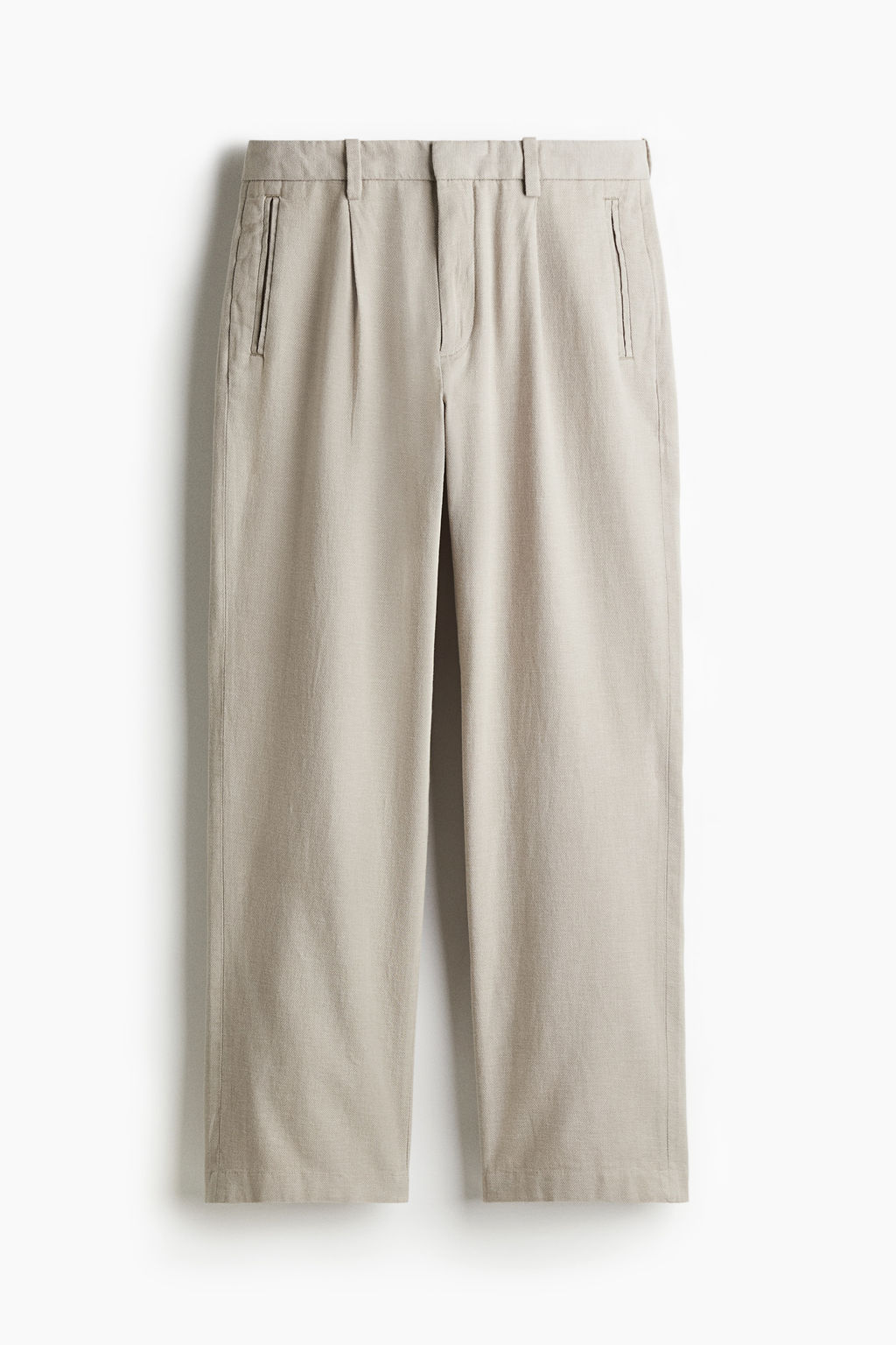 Pantal?n en mezcla de lino Relaxed Fit - H&m фото 2